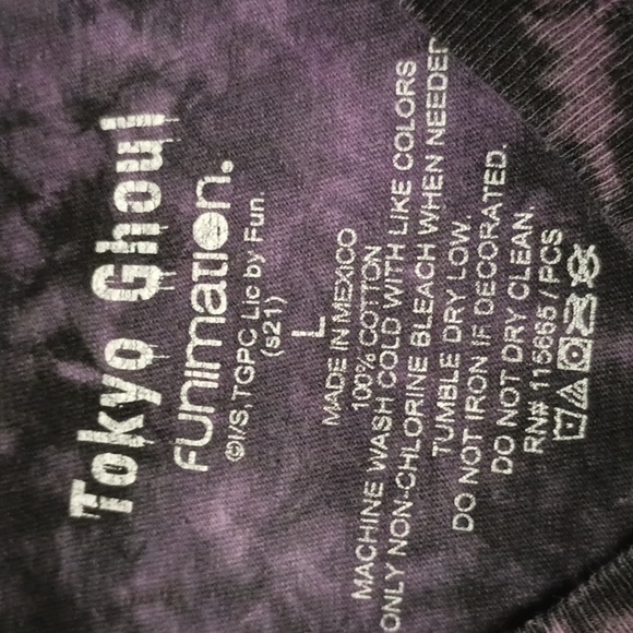 Tokyo Ghoul Ken Split Face Polka Dot Kanji - Picture 4 of 4